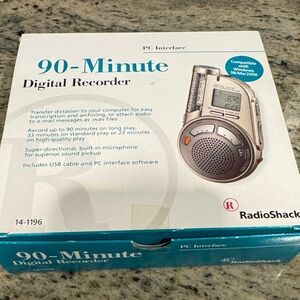 NIB Silver Digital Recorder